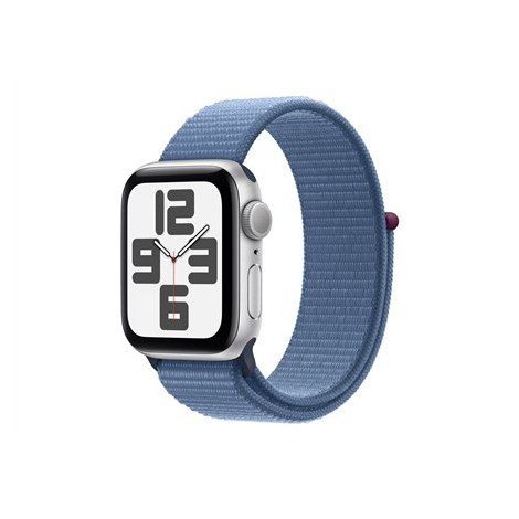 Apple SE (GPS) Inteligentny zegarek Aluminium Zimowy niebieski 40 mm Apple Pay Odbiornik GPS/GLONASS/Galileo/QZSS Wodoodporny